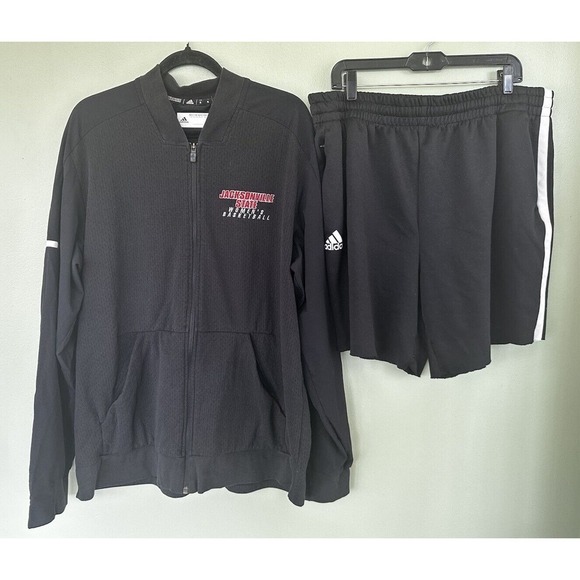 adidas Other - Adidas Jacksonville State Womens Basketball Sweatshirt Shorts Size XL Black​​​